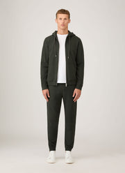 Men's Loopback Sweatpants in Dark Green