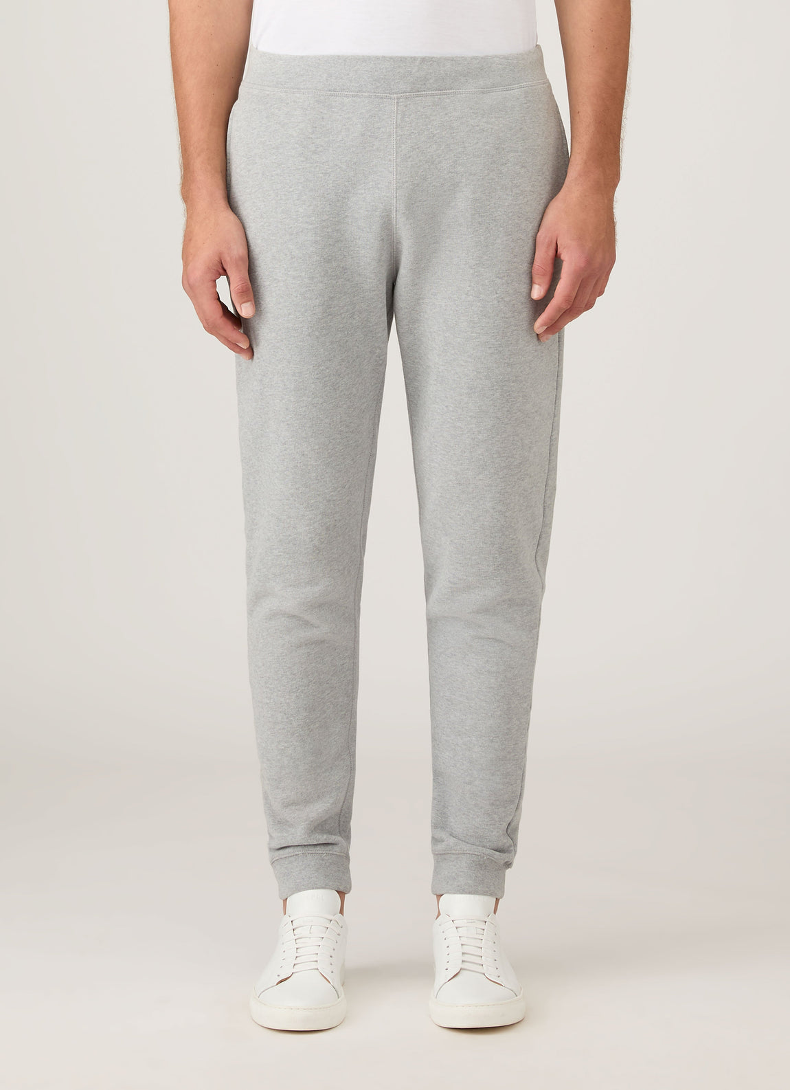 Men's Loopback Sweatpants in Grey Melange
