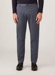 Men's Slim Fit Chino in Slate Blue