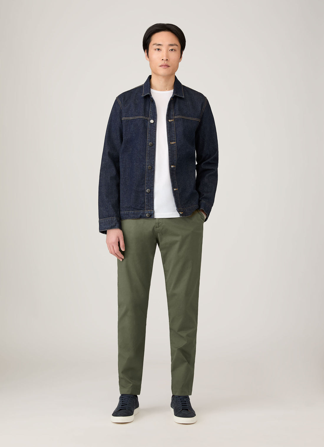 Men's Slim Fit Chino in Khaki