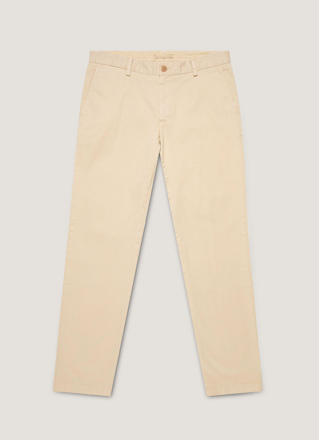 Men's Slim Fit Chino in Light Stone