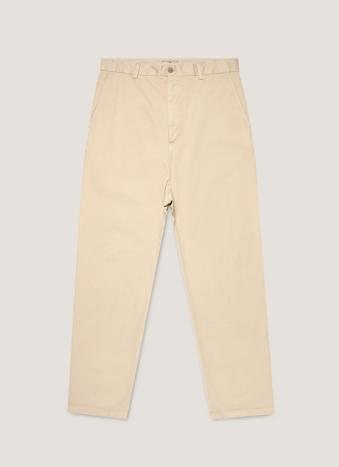 Men's Regular Fit Chino in Light Stone