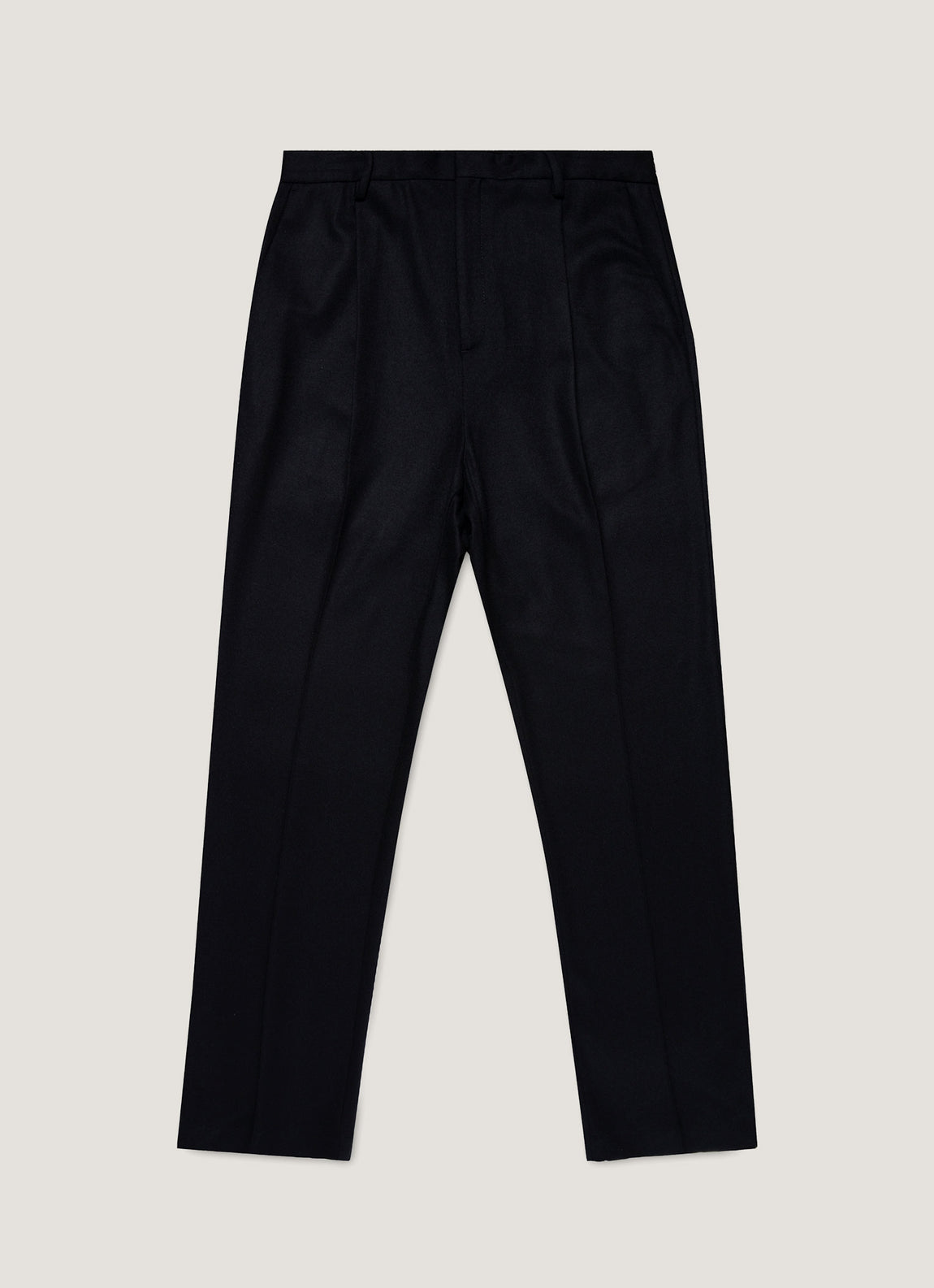 Men's Boiled Wool Trouser in Navy