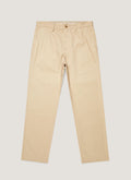 Men's Cotton Drill Trouser in Light Stone