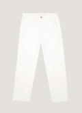 Men's Cotton Drill Trouser in Warm White