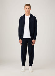 Men's Cashmere Lounge Pant in Navy