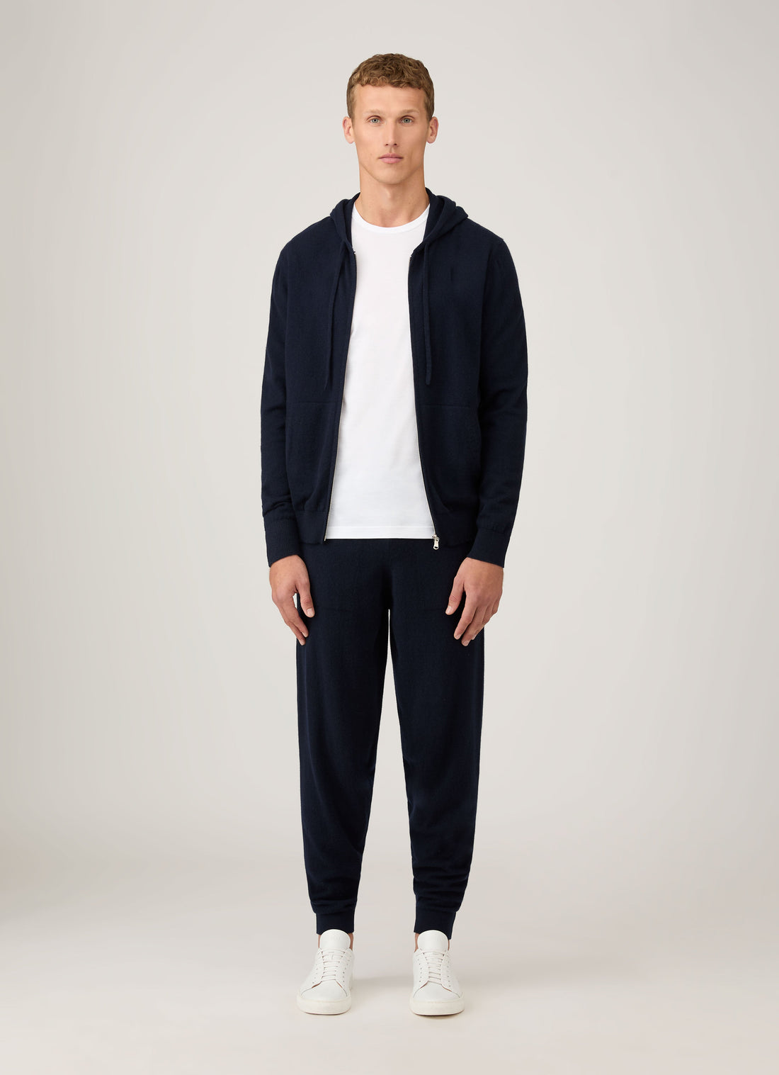 Men's Cashmere Lounge Pant in Navy