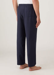 Men's Cotton Flannel Pyjama Trouser in Navy