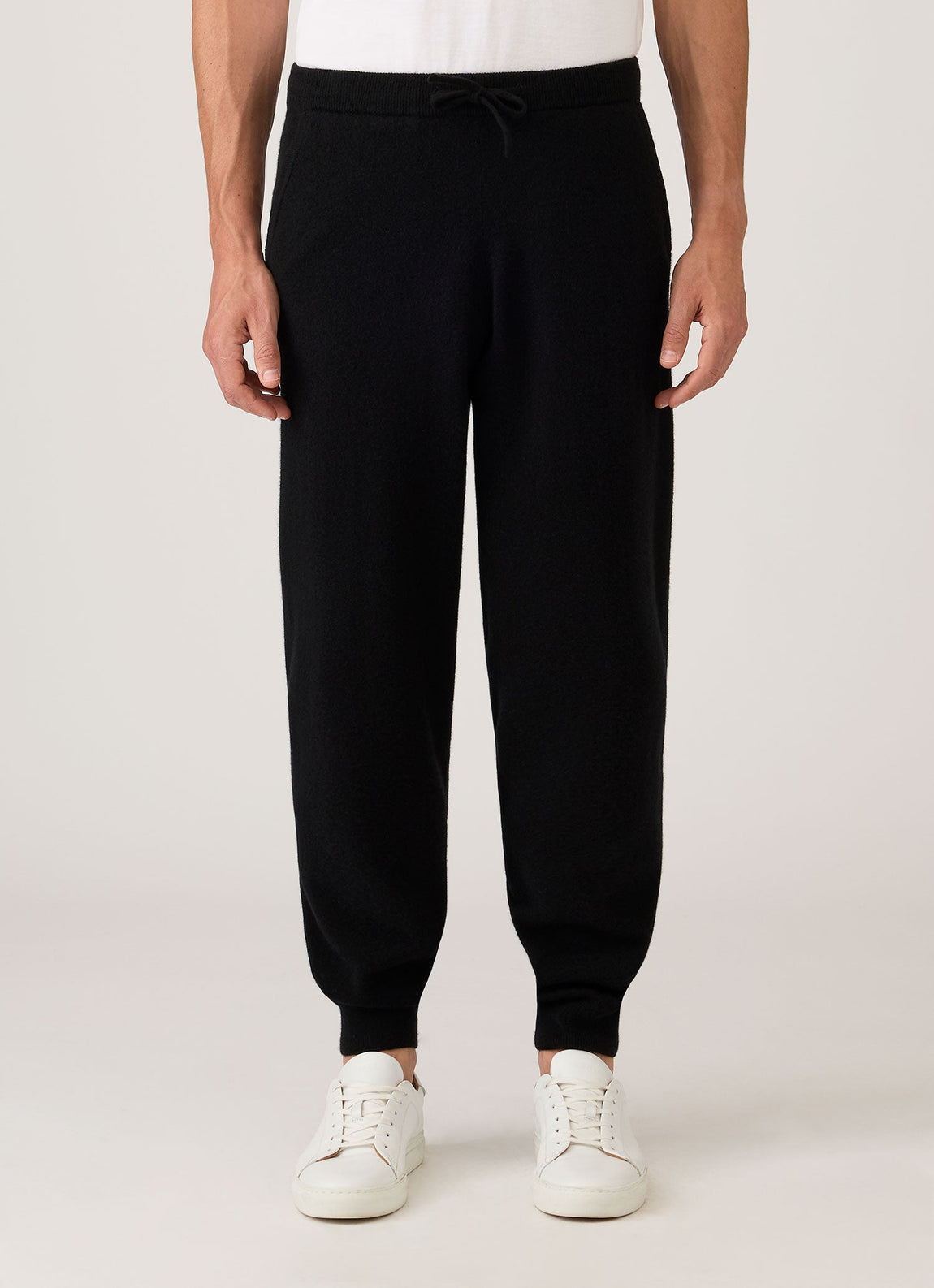 Men's Cashmere Lounge Pant in Black