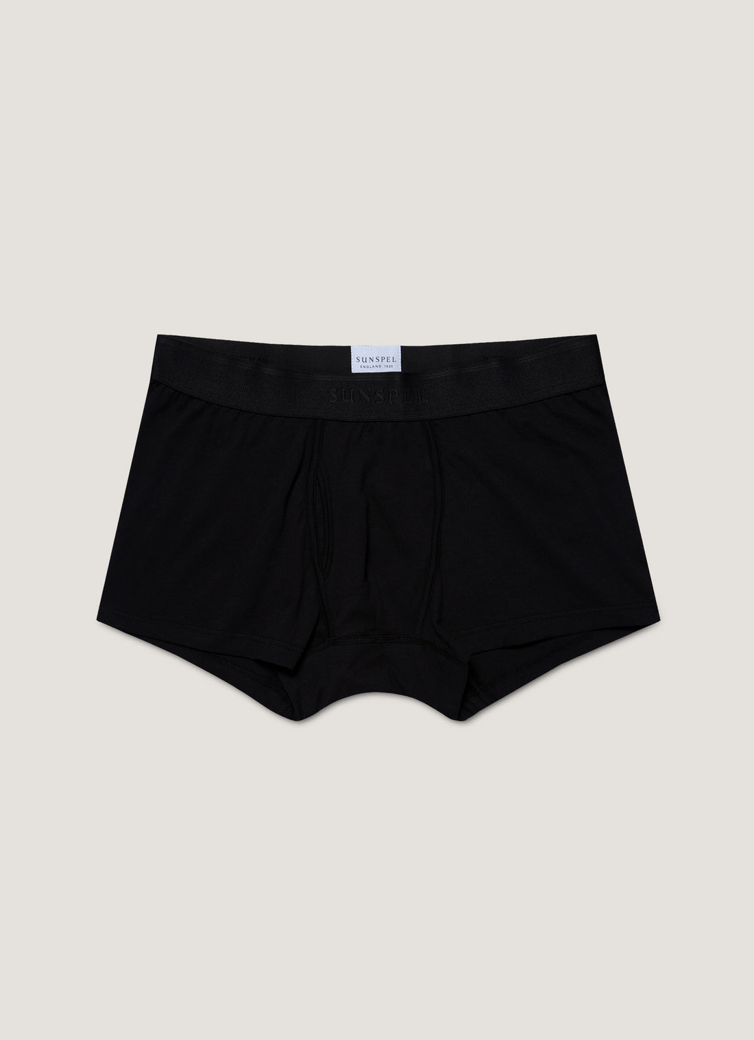 Men's Superfine Cotton Trunks in Black