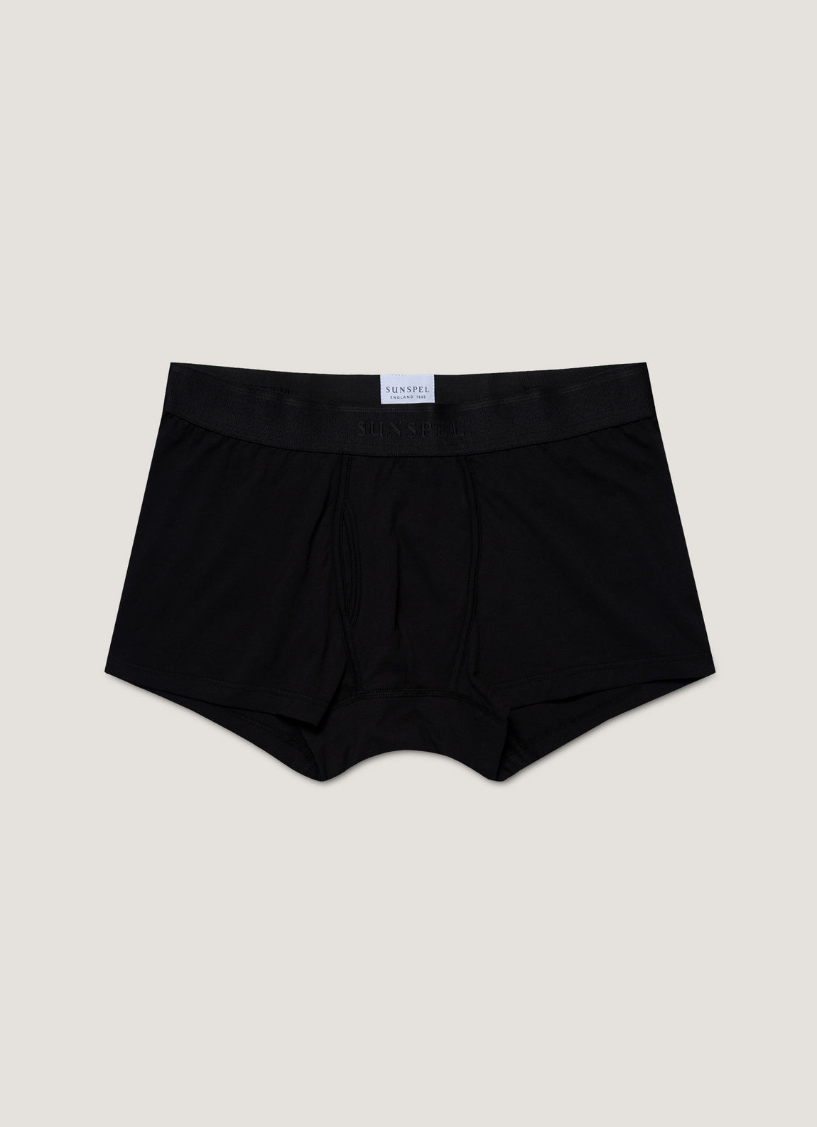 Men's Superfine Cotton Trunks in Black