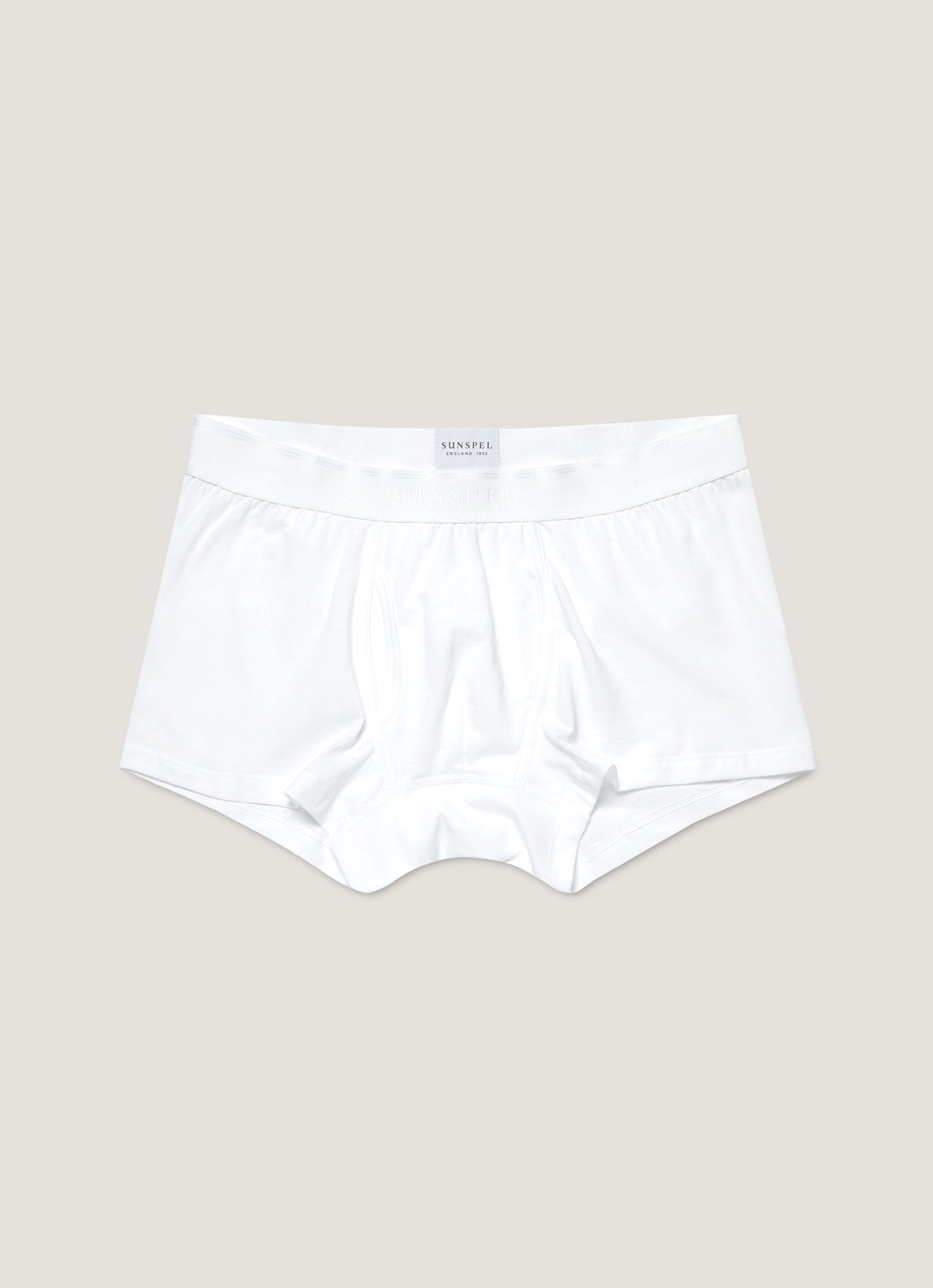 Men's Superfine Cotton Trunks in White