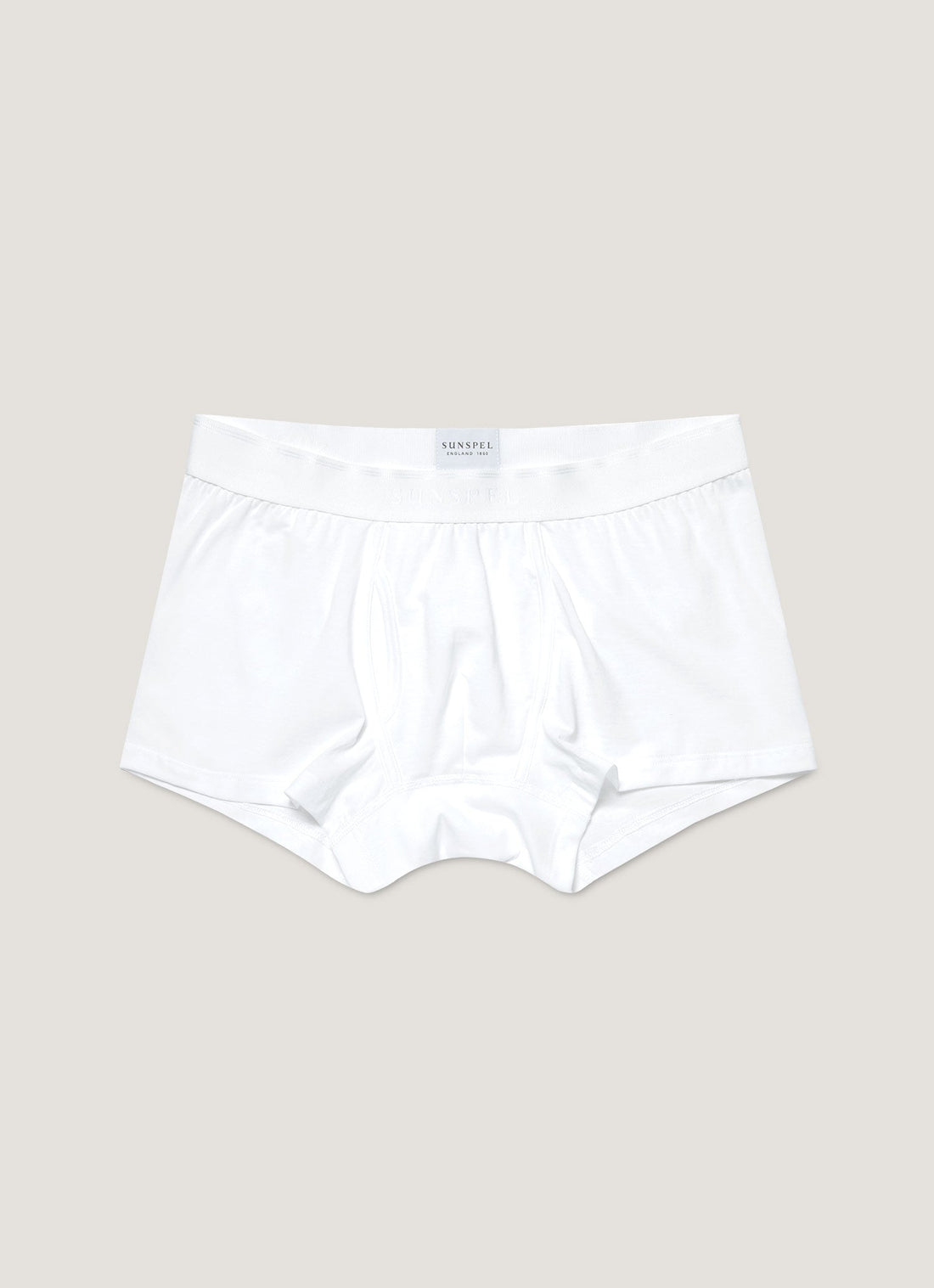 Men's Superfine Cotton Trunks in White