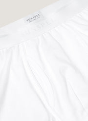 Men's Superfine Cotton Trunks in White