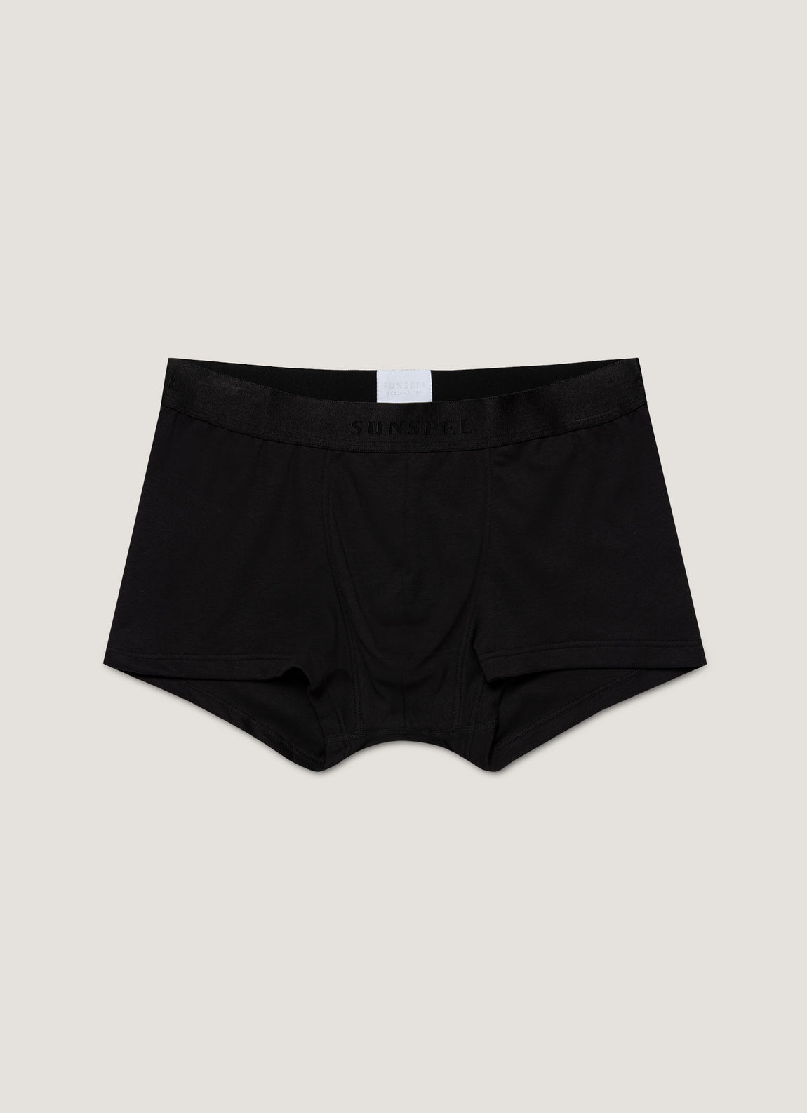 Men's Sea Island Cotton Trunks in Black