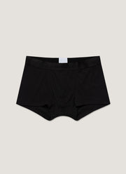 Men's Sea Island Cotton Trunks in Black