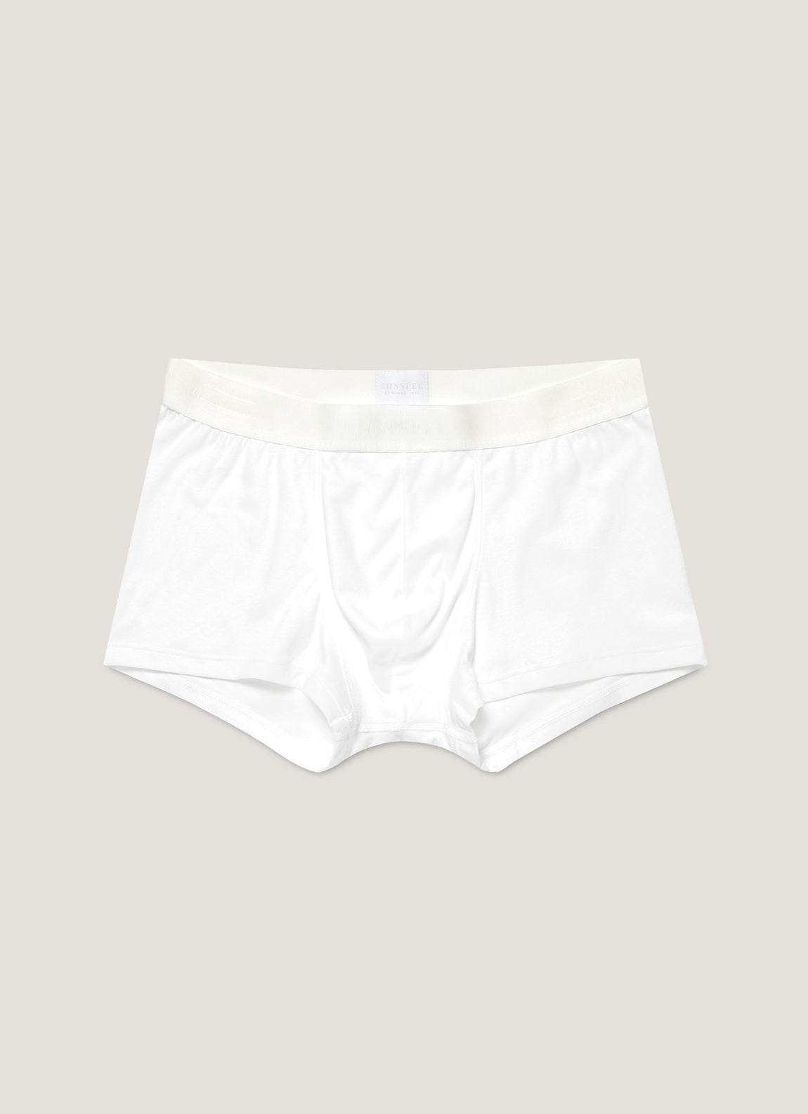 Men's Sea Island Cotton Trunks in White