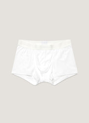 Men's Sea Island Cotton Trunks in White