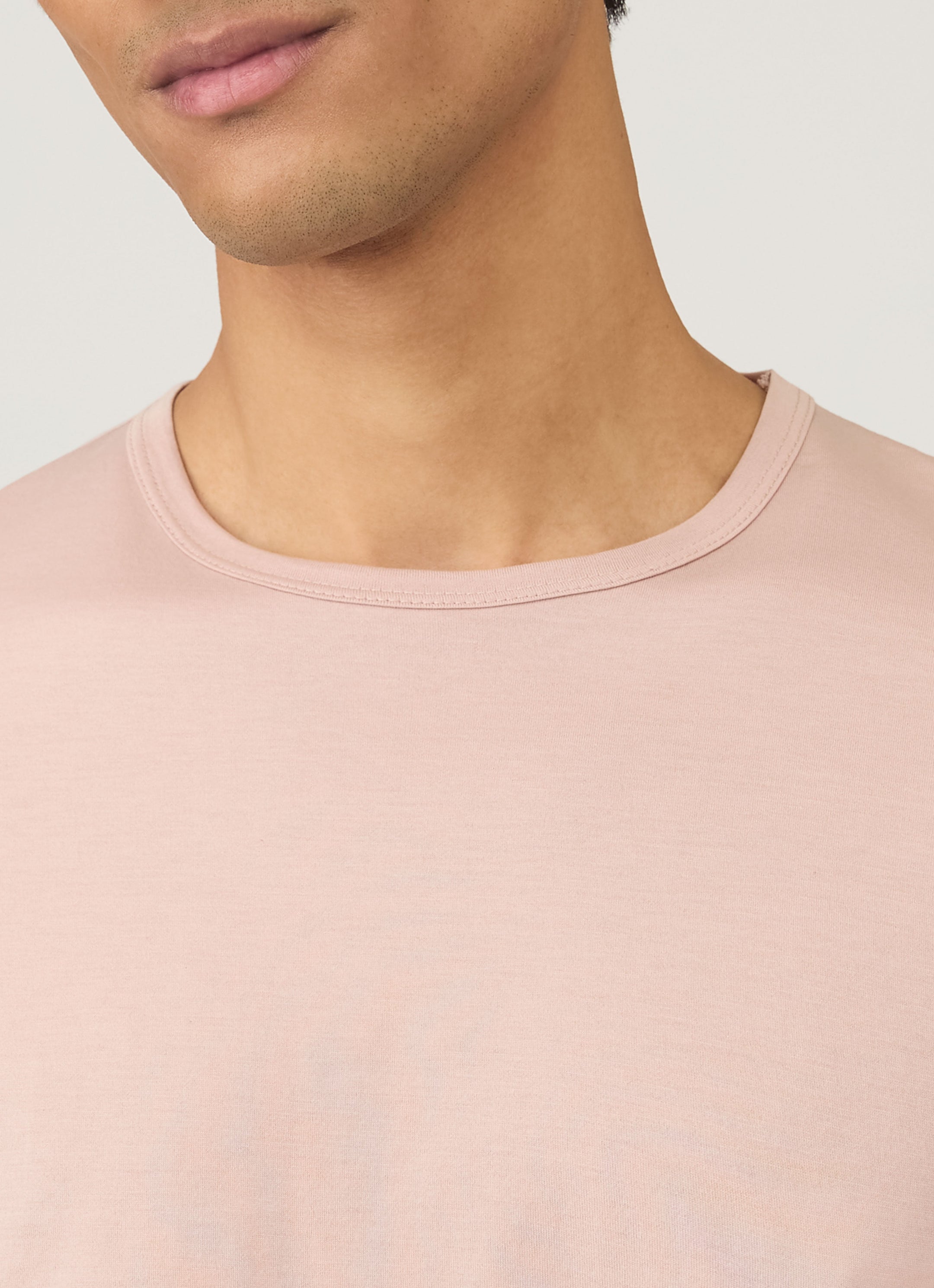 Men's Classic T-shirt in Pale Pink