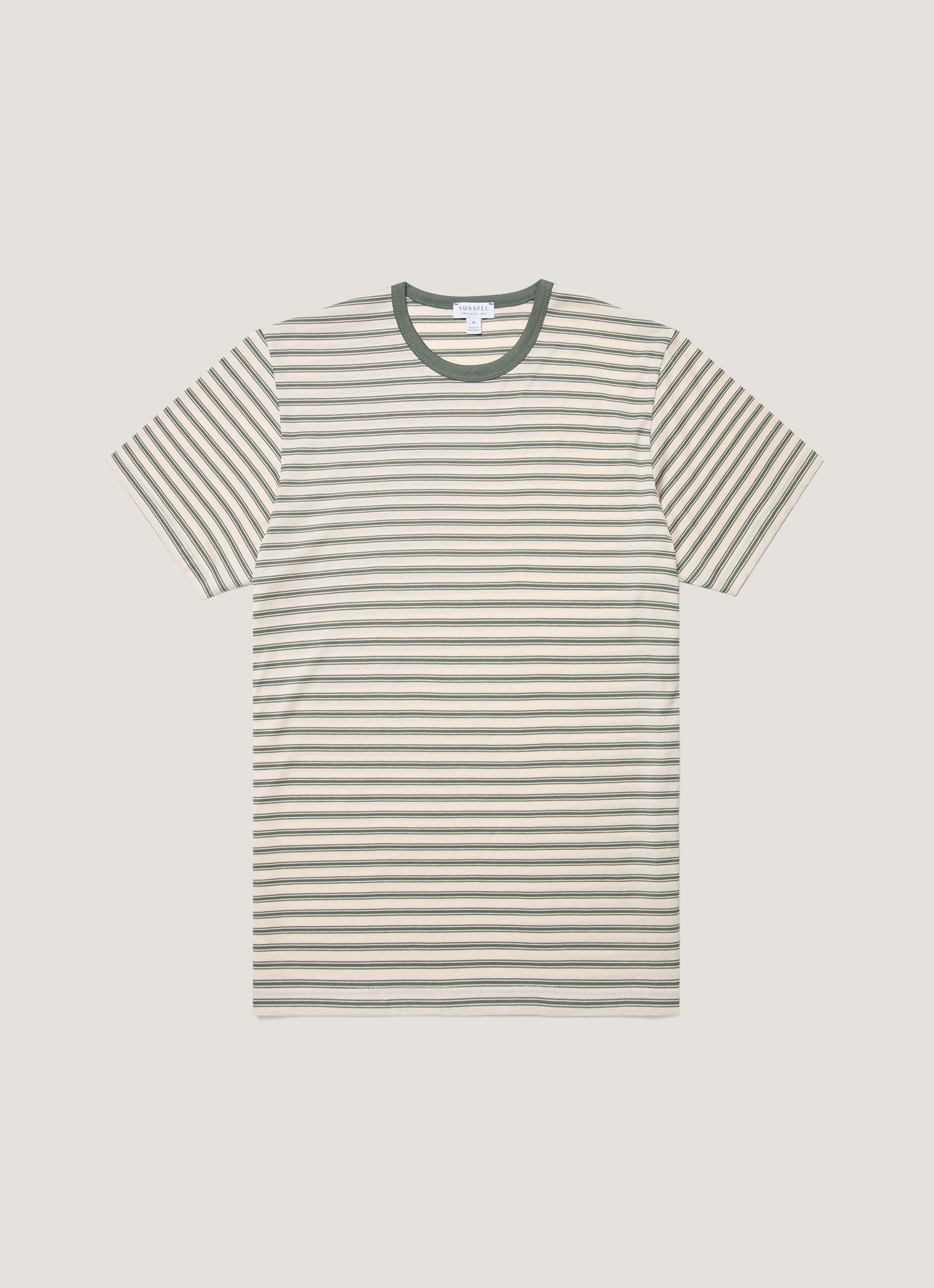 Men's Classic T-shirt in Dusk Green/Undyed