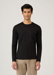 Men's Classic Long Sleeve T-shirt in Black