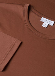 Men's Long Sleeve Classic T-shirt in Conker Brown