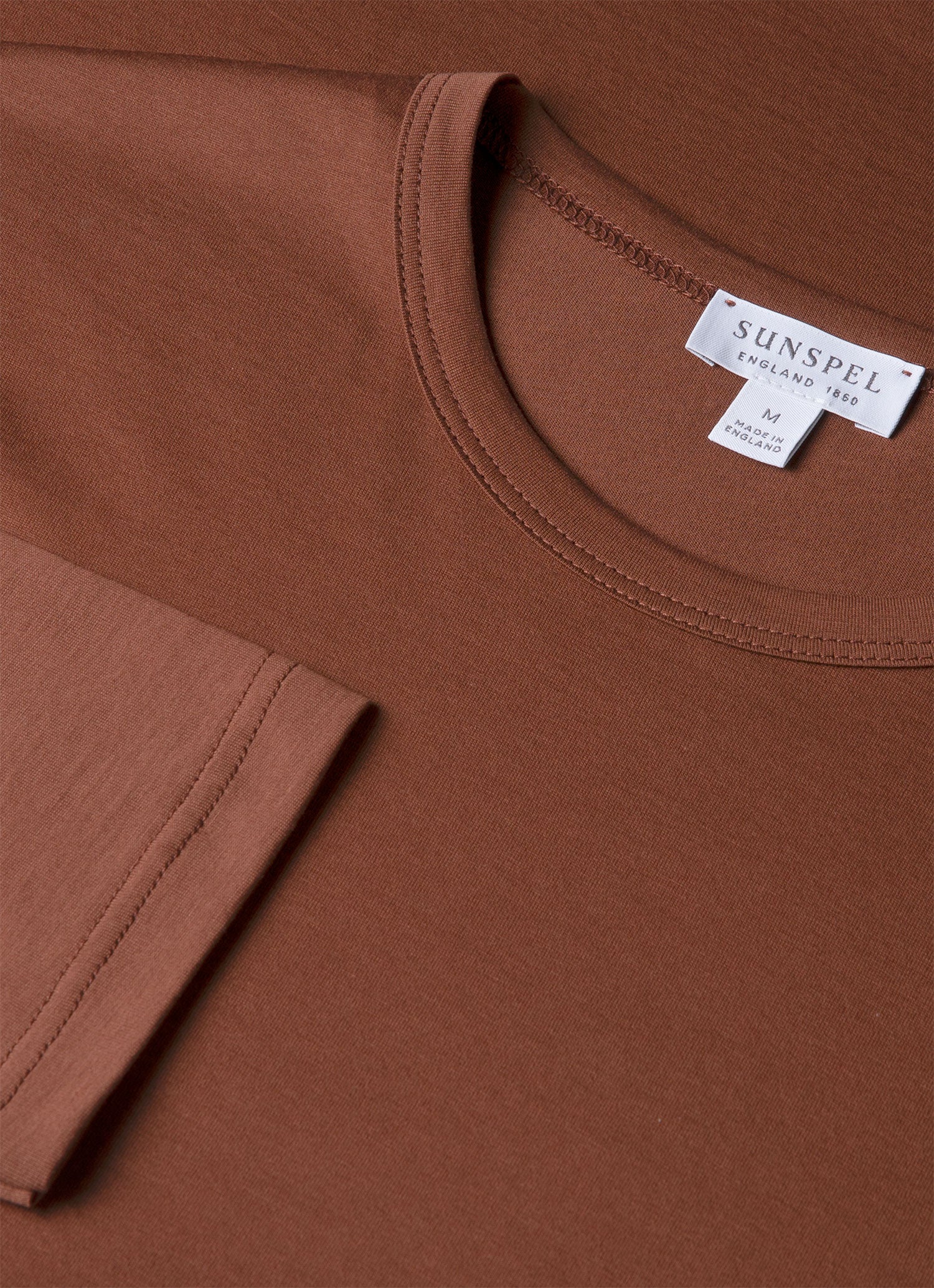 Men's Long Sleeve Classic T-shirt in Conker Brown