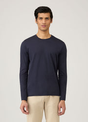 Men's Classic Long Sleeve T-shirt in Navy