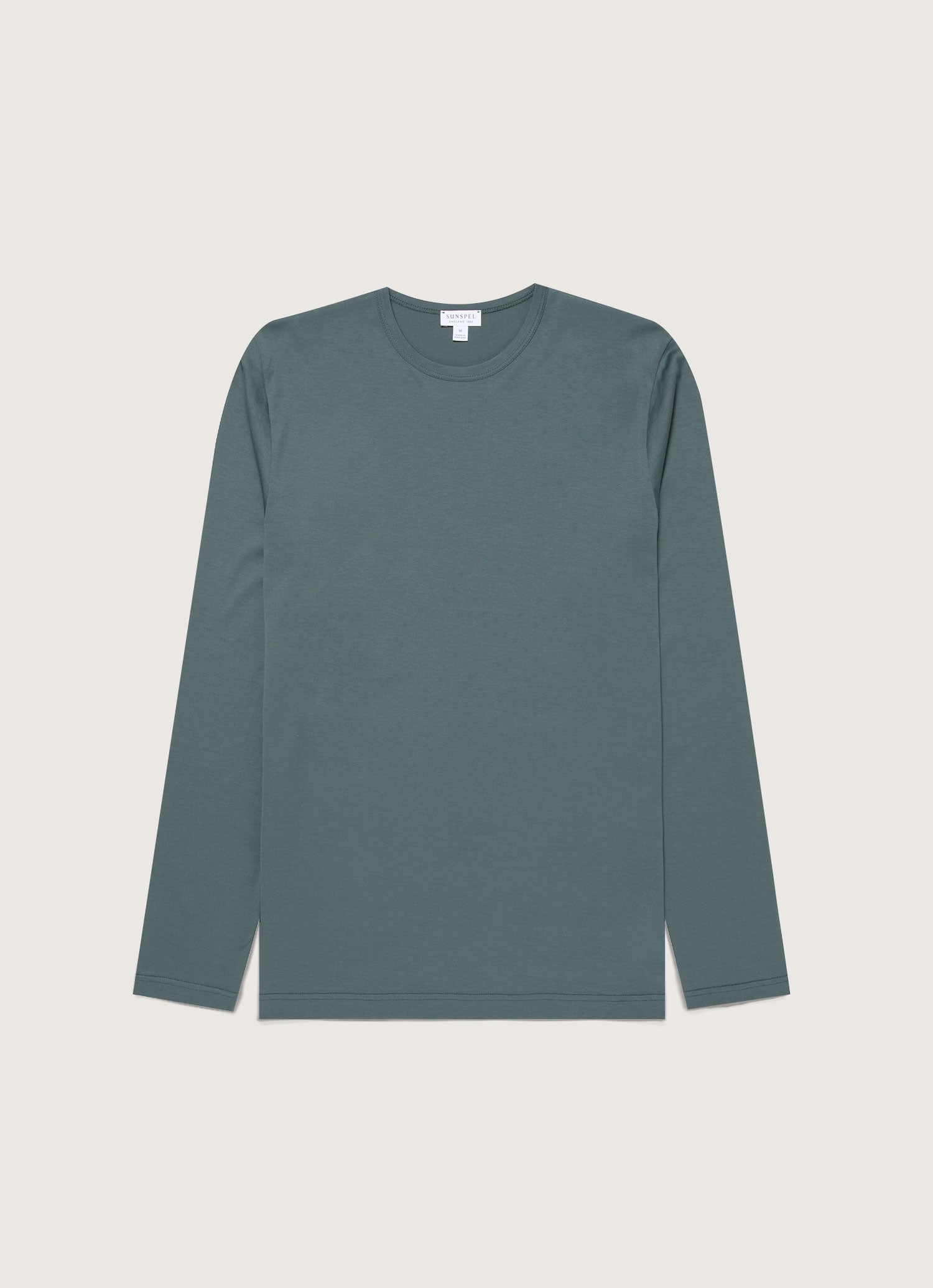 Men's Long Sleeve Classic T-shirt in Dark Petrol
