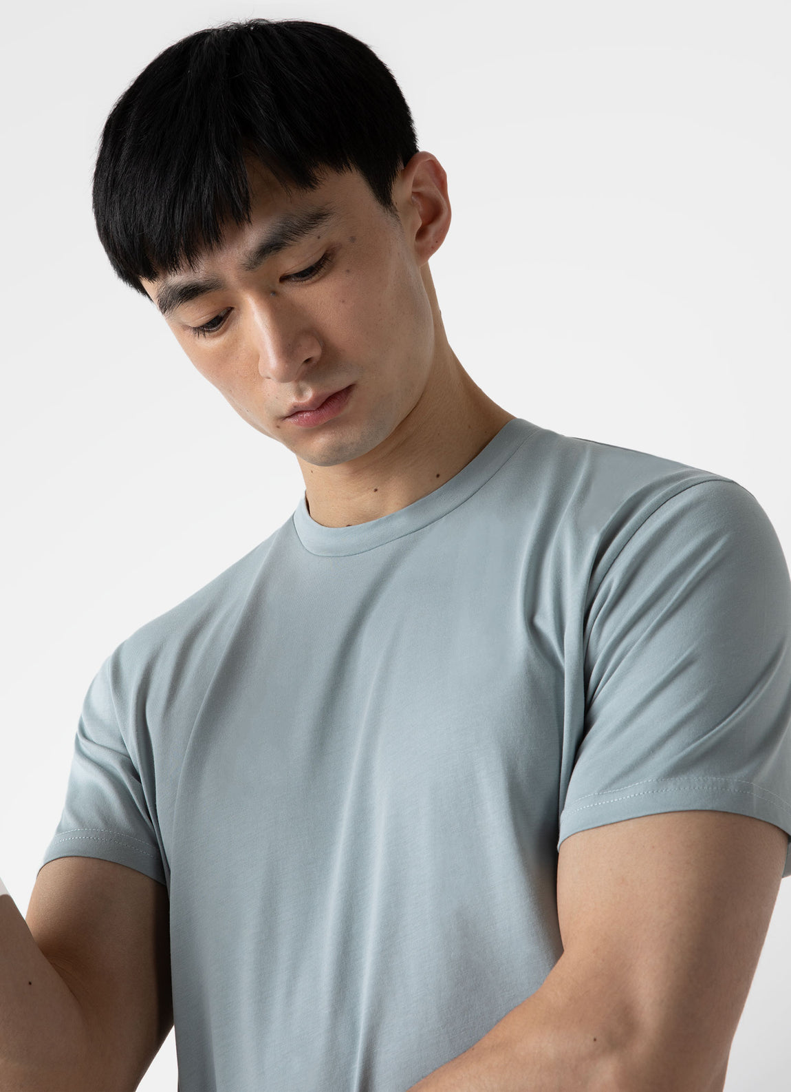 Men's Riviera Midweight T-shirt in Blue Sage