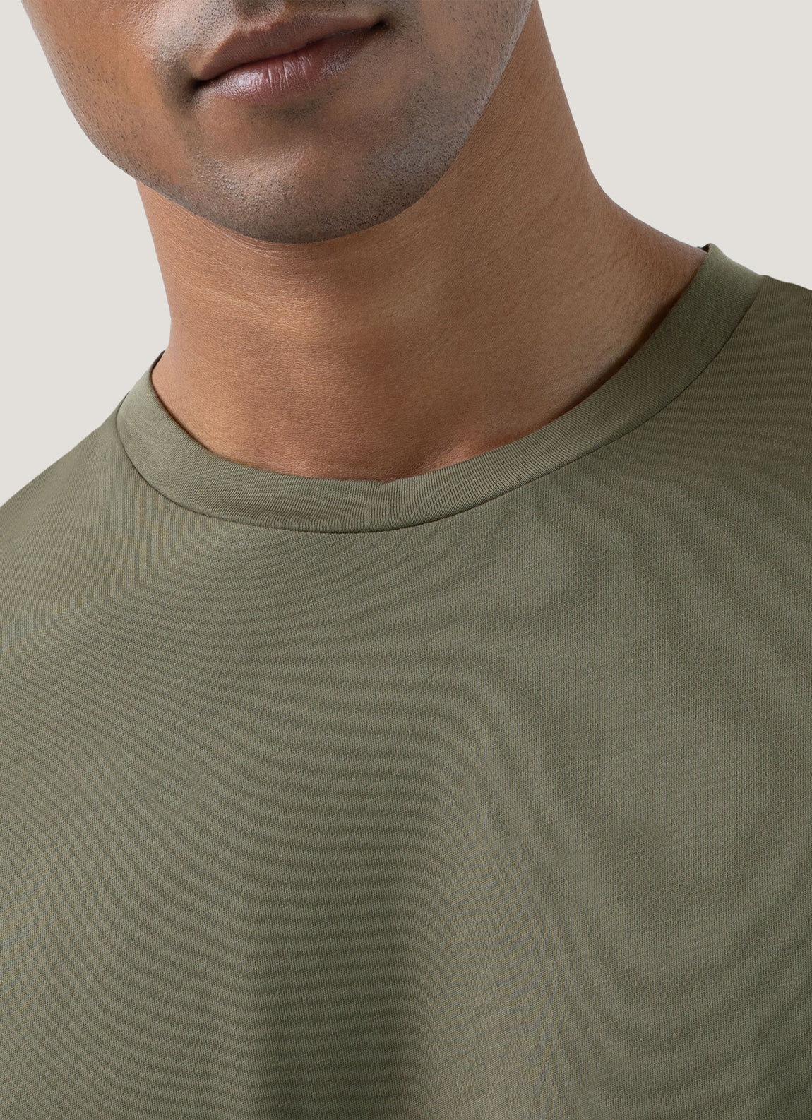 Men's Riviera Midweight T‑shirt in Khaki