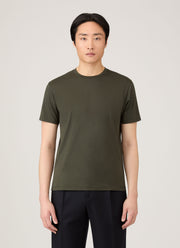 Men's Riviera Midweight T-shirt in Dark Green