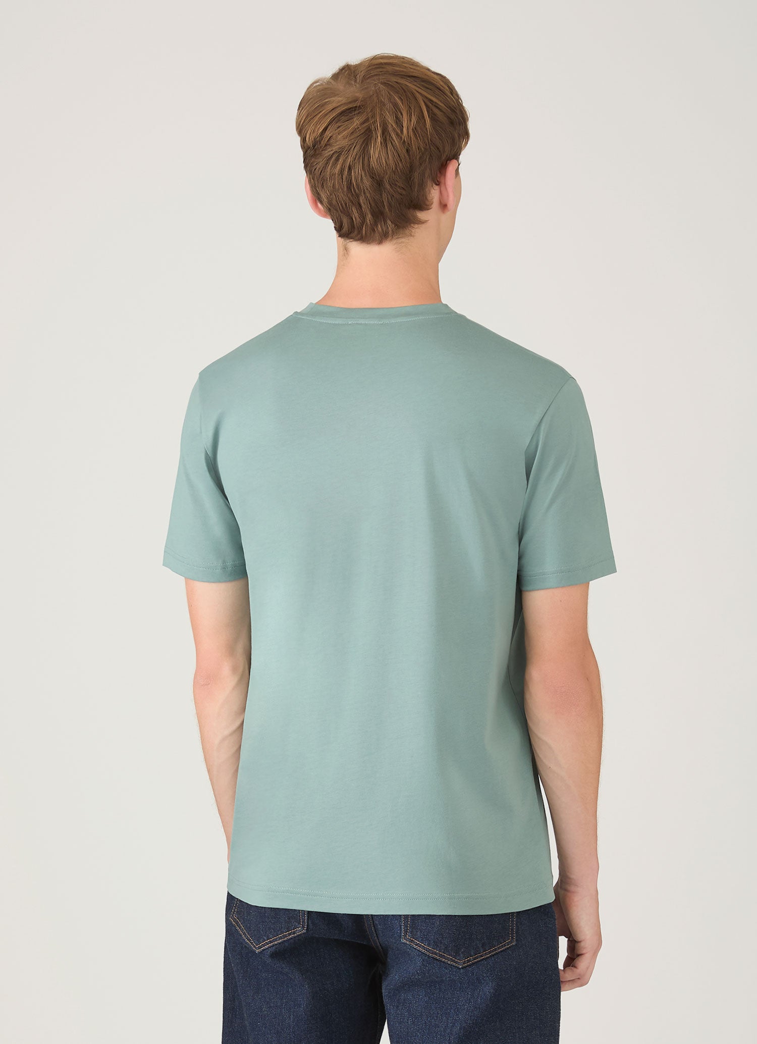 Men's Riviera Midweight T-shirt in Steel Green
