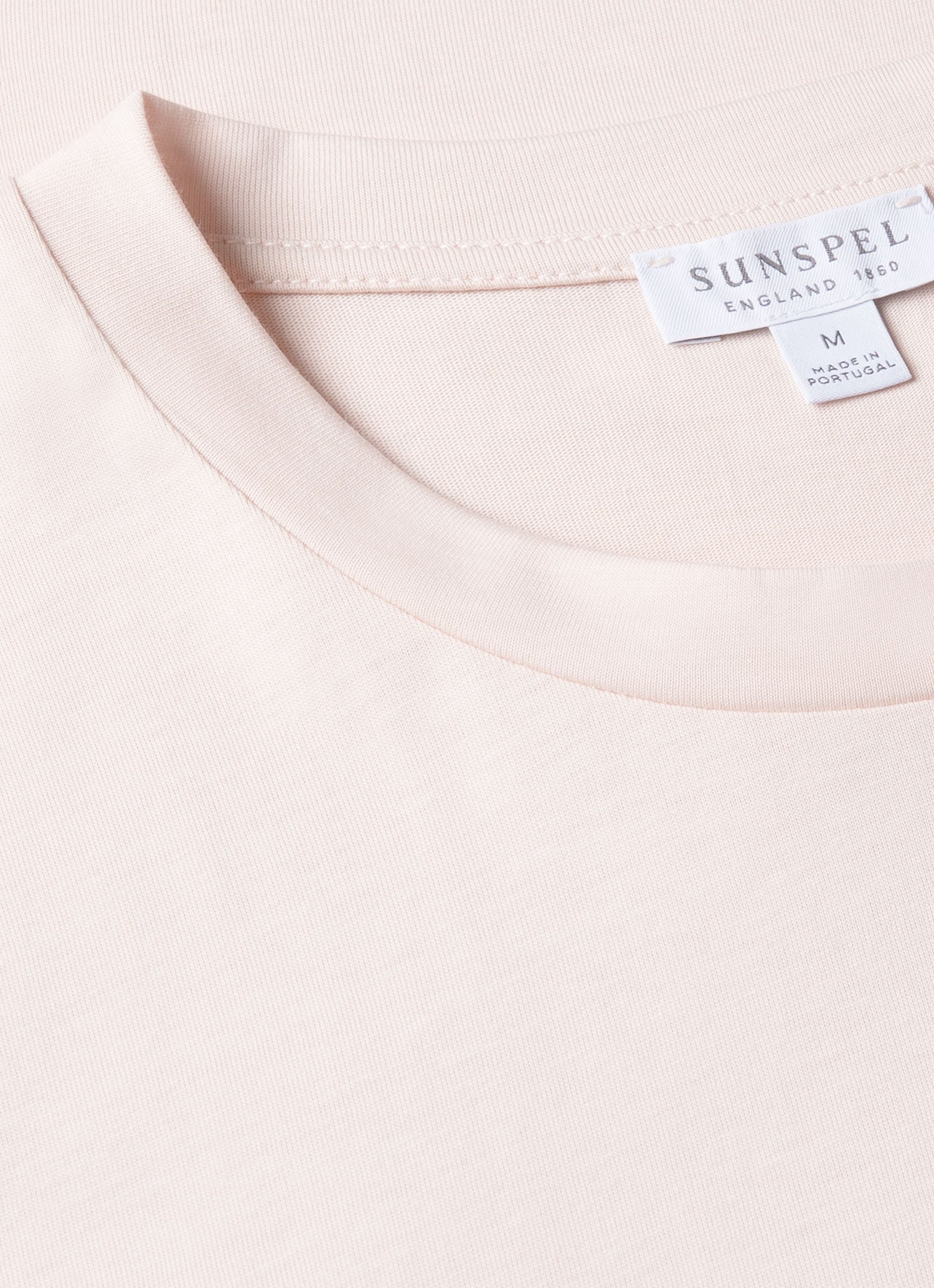 Men's Riviera Midweight T-shirt in Pastel Pink