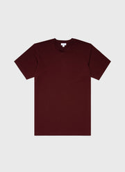 Men's Riviera Midweight T-shirt in Maroon