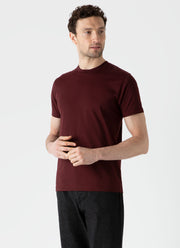 Men's Riviera Midweight T-shirt in Maroon