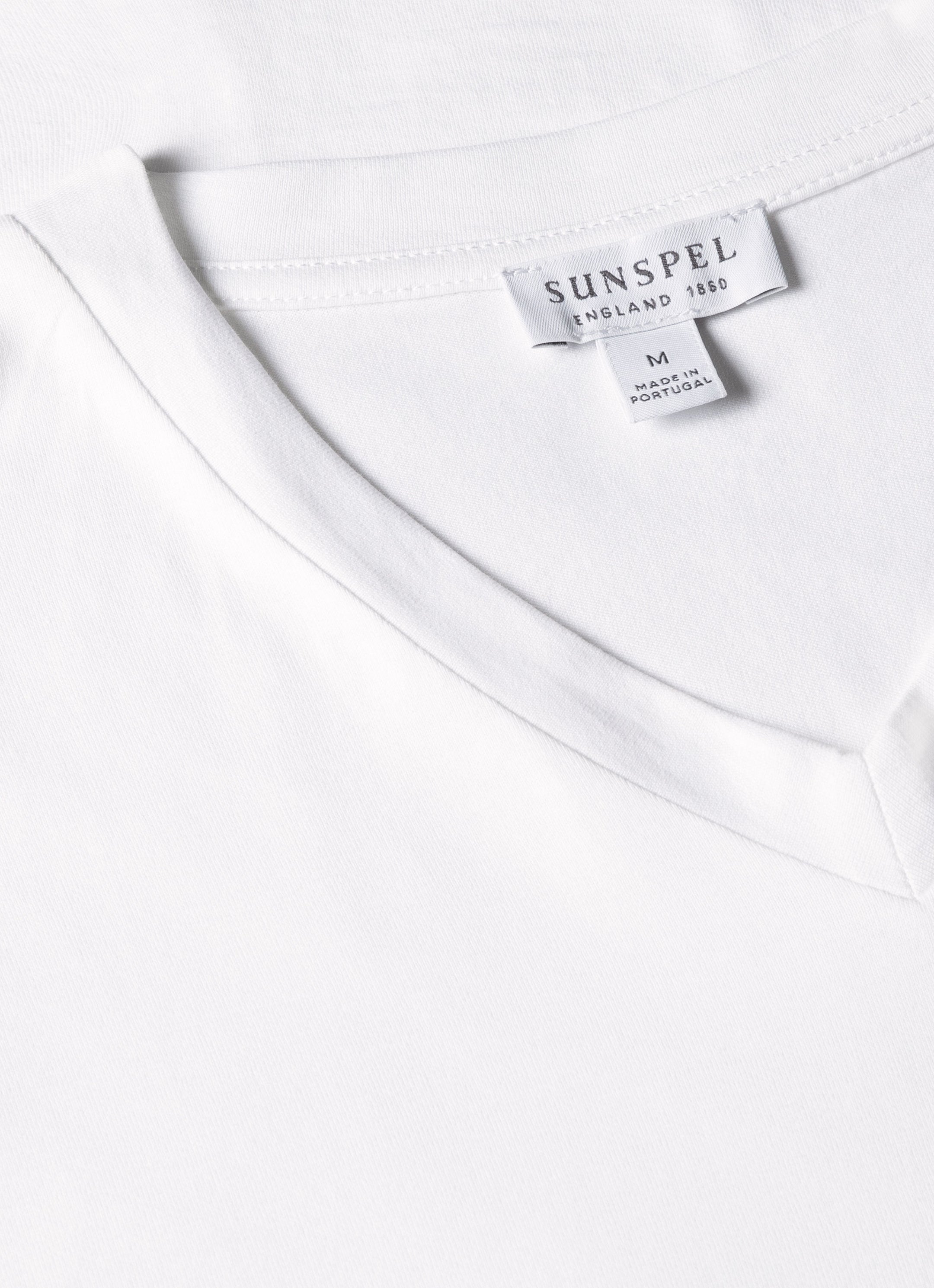 Men's Riviera V-neck T-shirt in White