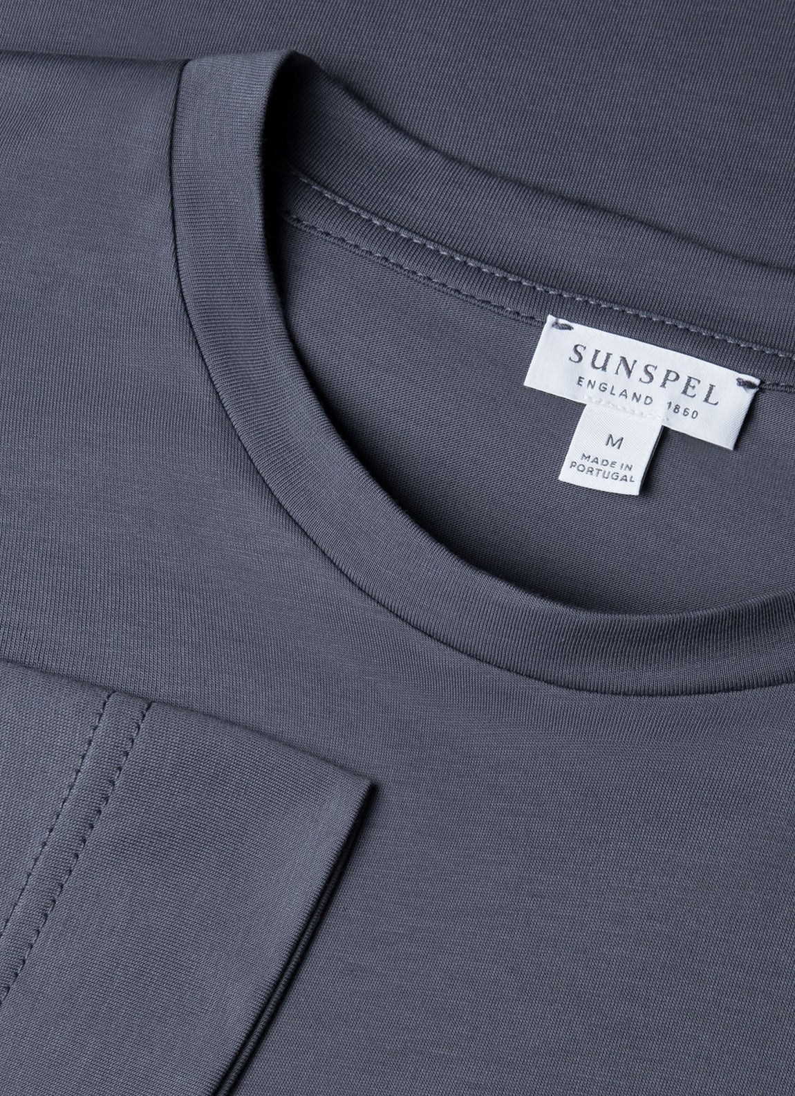 Men's Long Sleeve Riviera Midweight T-shirt in Slate Blue