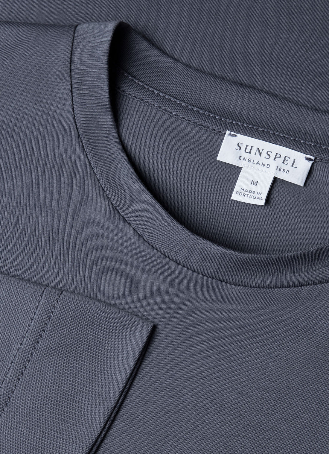 Men's Long Sleeve Riviera Midweight T-shirt in Slate Blue