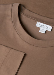 Men's Long Sleeve Riviera Midweight T-shirt in Bark