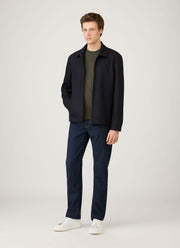 Men's Long Sleeve Riviera Midweight T-shirt in Dark Green