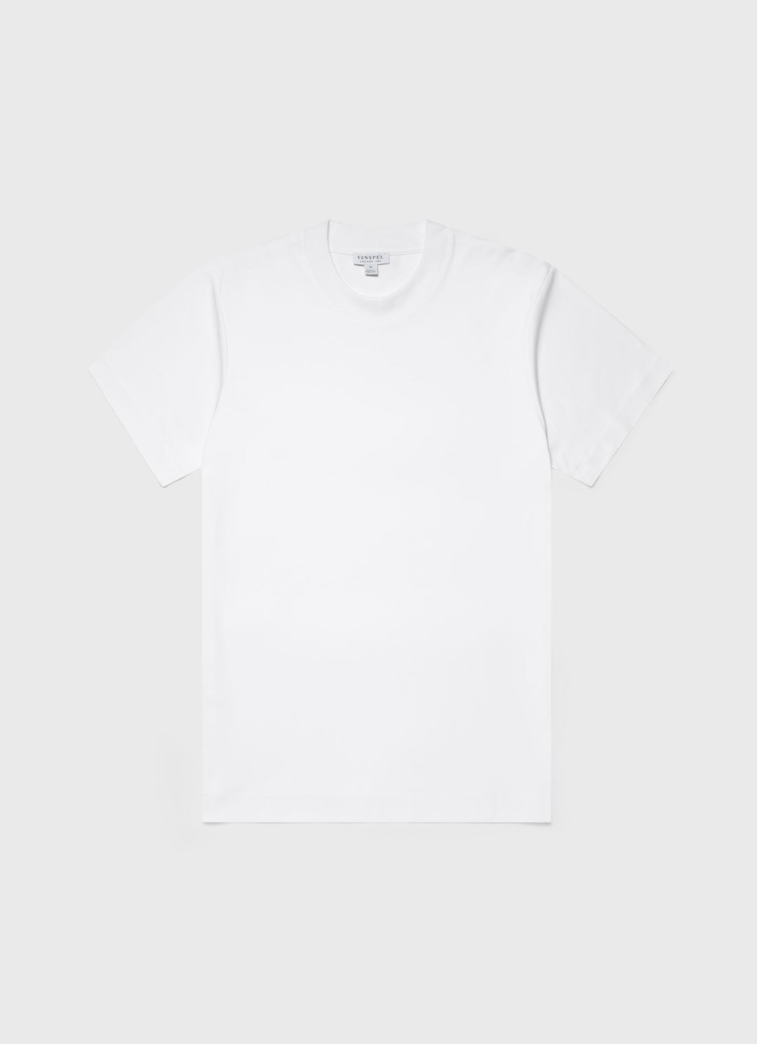 Men's Brushed Cotton T-shirt in White