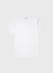 Men's Brushed Cotton T-shirt in White