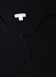 Men's Riviera Henley in Black