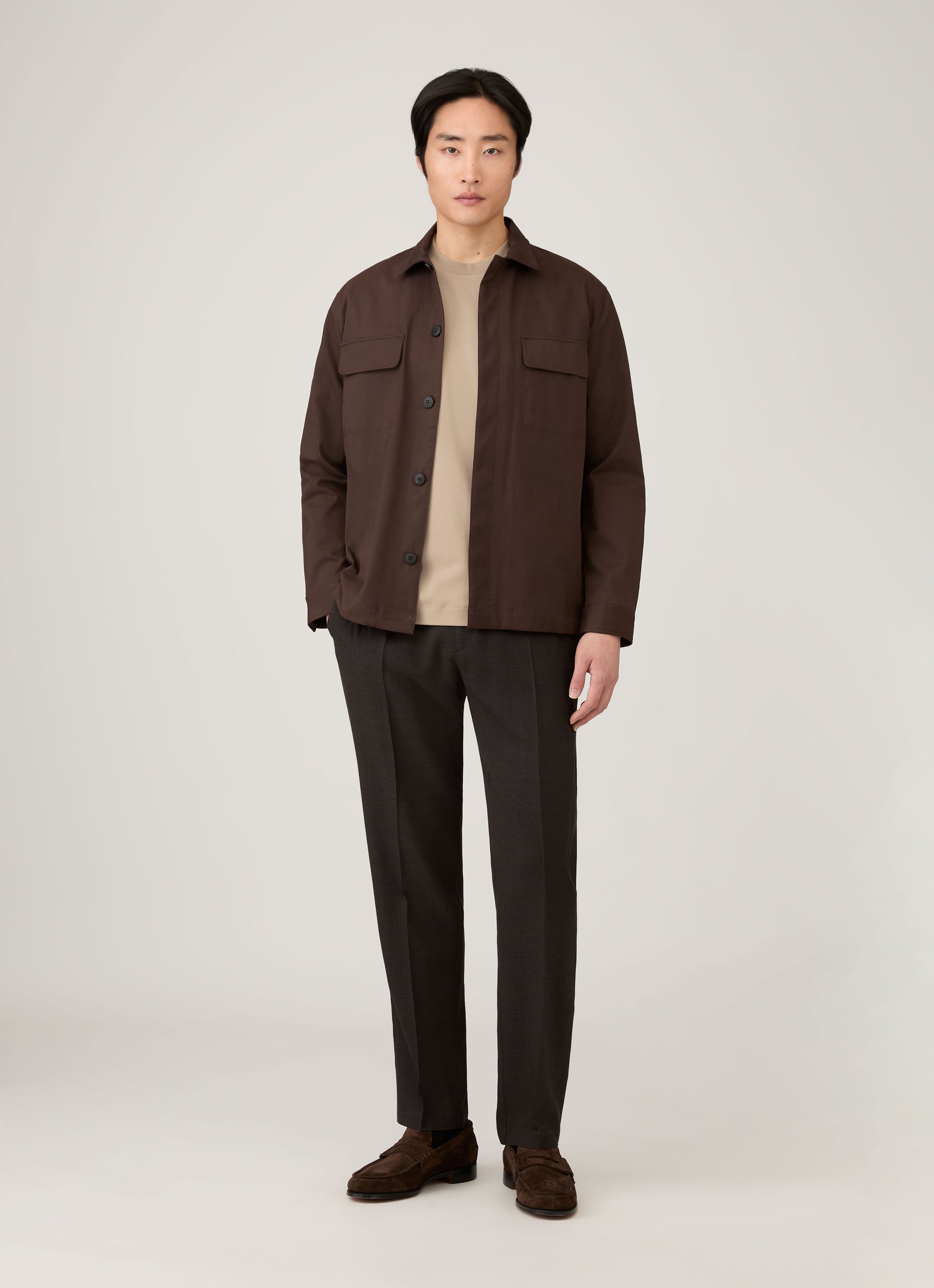 Men's Relaxed Fit Heavyweight T-shirt in Mink