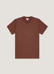 Men's Relaxed Fit Heavyweight T-shirt in Conker Brown