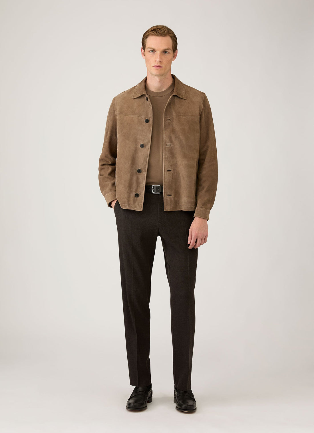 Men's Relaxed Fit Heavyweight T-shirt in Dark Cedar