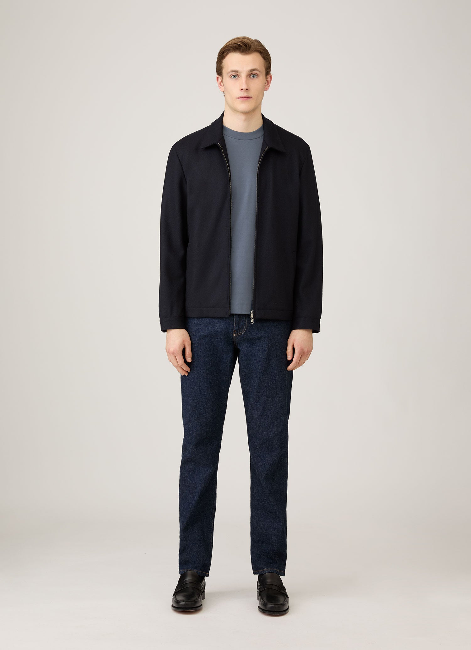 Men's Relaxed Fit Heavyweight T-shirt in Slate Blue