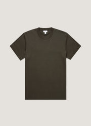 Men's Relaxed Fit Heavyweight T-shirt in Dark Green