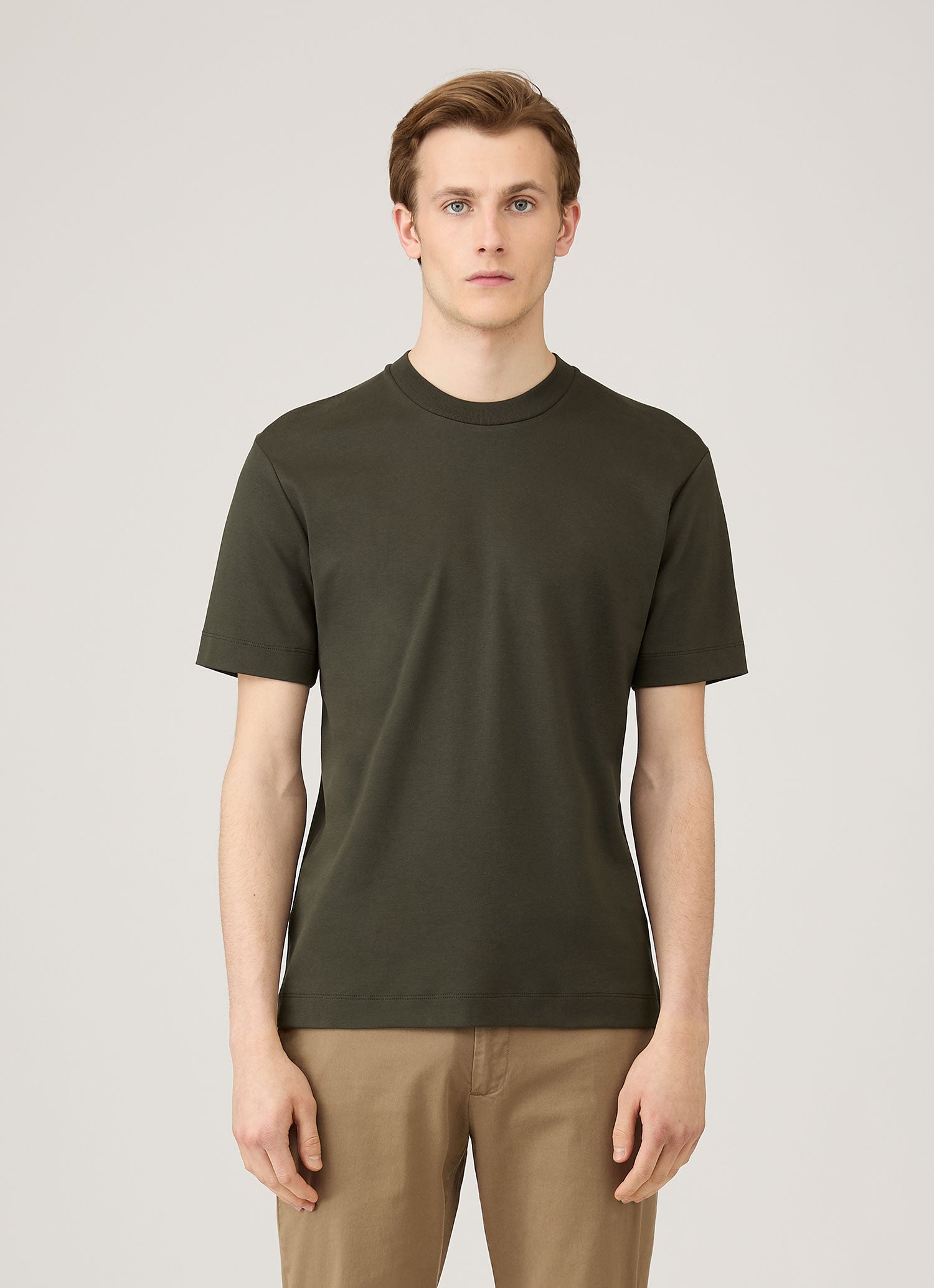 Men's Relaxed Fit Heavyweight T-shirt in Dark Green